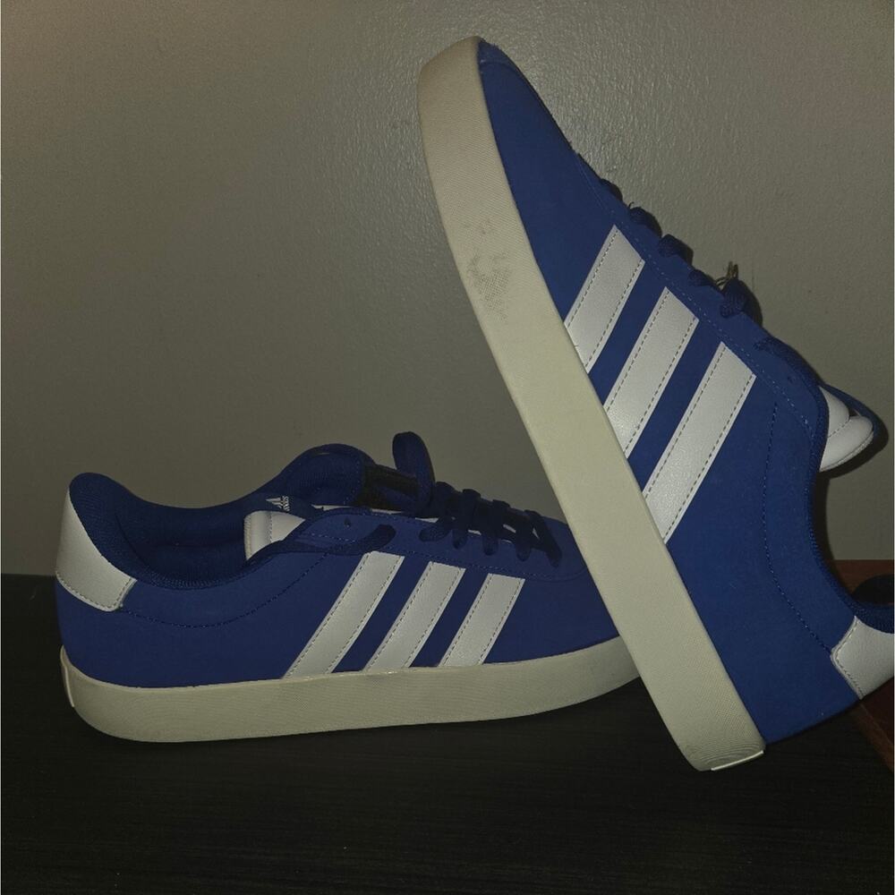 Adidas VL COURT NWT Royal Blue Size 12 Mens - Picture 2 of 9